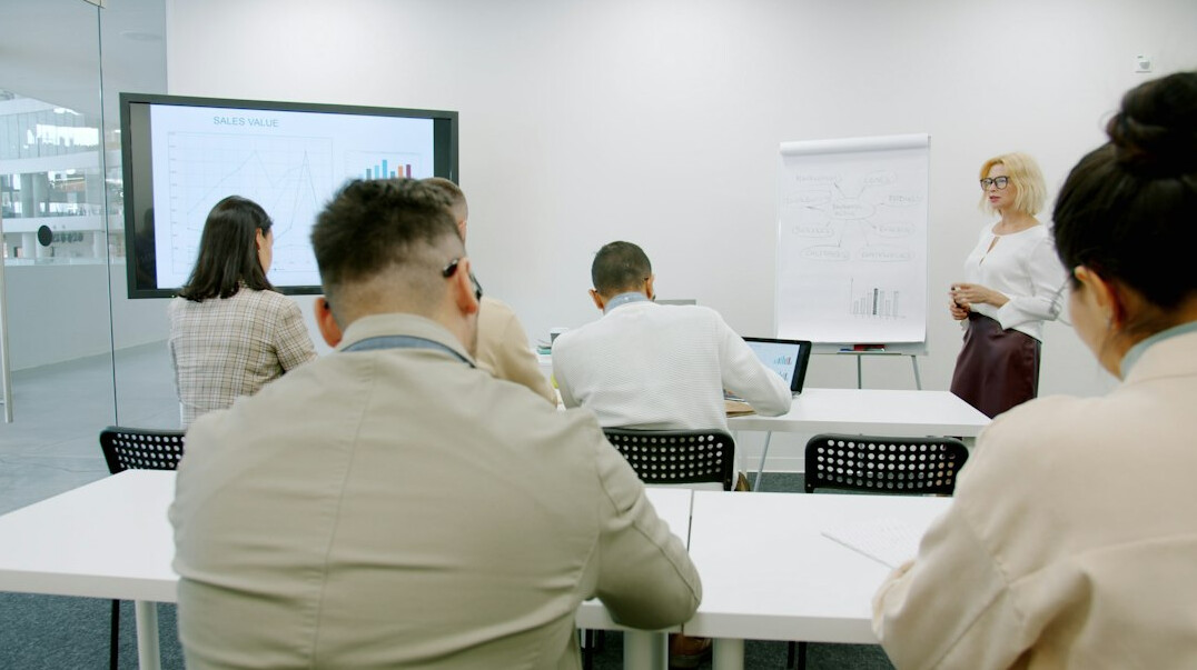 professional leadership training session